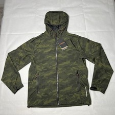 Hawke & Co. Mens Size Medium Light Weight Jacket Camo Wind & Water Resistant