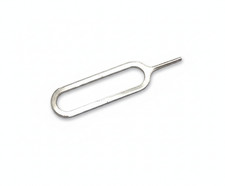 SIM Card Ejector Tool Pin Tray Opener for iPhone Samsung Metal Universal 1-Pack