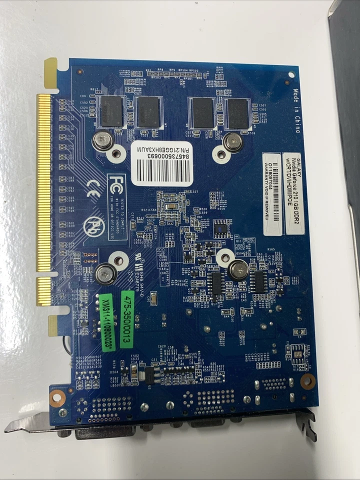 Galaxy NVIDIA GeForce 210 1GB DDR2 PCIe CRT DVI HDMI VGA Graphics Card - Image 2 of 4