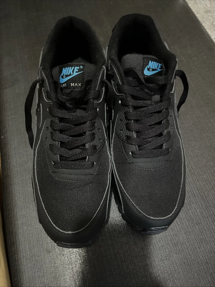 "Zapato deportivo Nike Air Max 90 para hombre azul" Foto 3 de 4