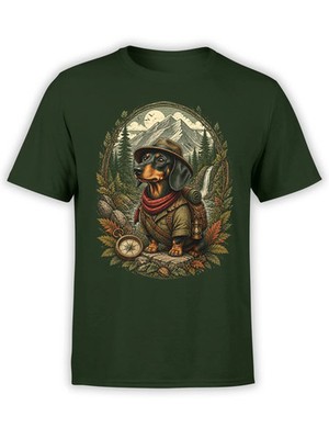 Trail Scout Dachshund Dog T-Shirt | Unisex