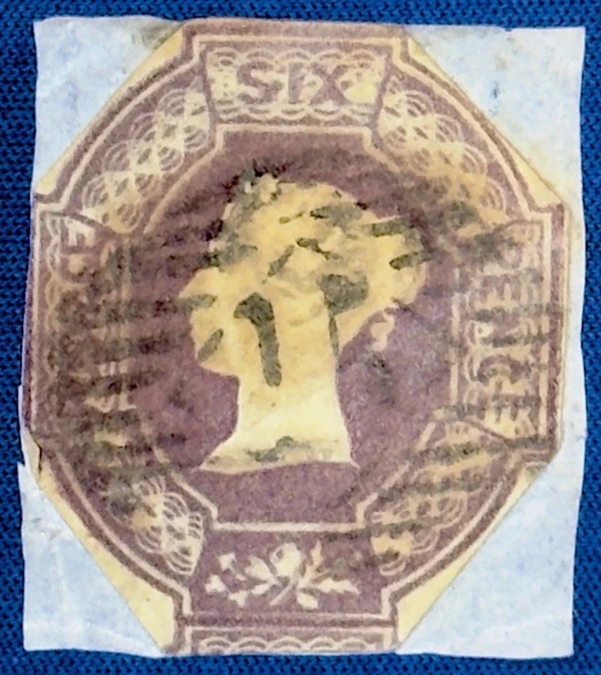 GB UK QV 1854-1856 6d Six Pence Embossed Stamp SG58/59/60 Used Mauve/Lilac - Image 4 of 4