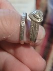 Vintage Designer JD SCHLANG Diamond Wedding Ring Set*cleaning out* — photo 6