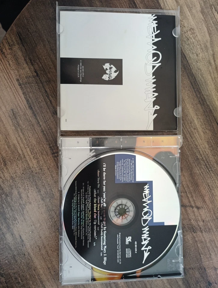 METHOD MAN : I'LL BE THERE FOR YOU / YOU'RE ALL I NEED TO GET ♦ CD SINGLE ♦ - Photo 2/3