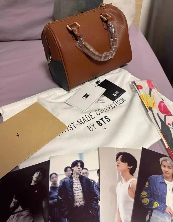 BTS Artist Made Collection V Taehyung Mute Boston Bag W/Box K-POP Official Goods - product detail image 4