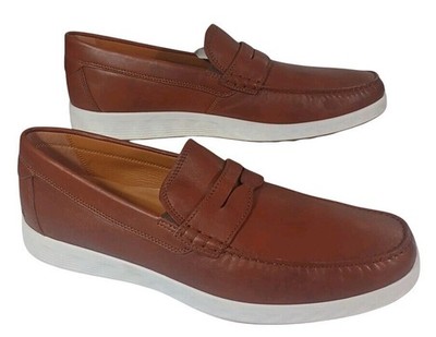 New ECCO S Lite Men's Moc Classic Cognac Brown 540514 01053 EU 47 US 13 13.5