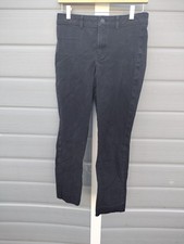 Women's AYR The Daily Dose Straight Leg Chino Pants in Black, Size 28