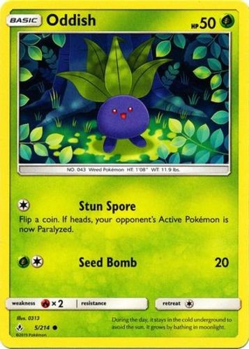 Oddish - 5/214 - Common - Near Mint