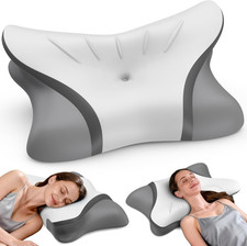 Cervical Neck Pillow for Pain Relief, Bed Pillows for Head Neck Shoulder Support
