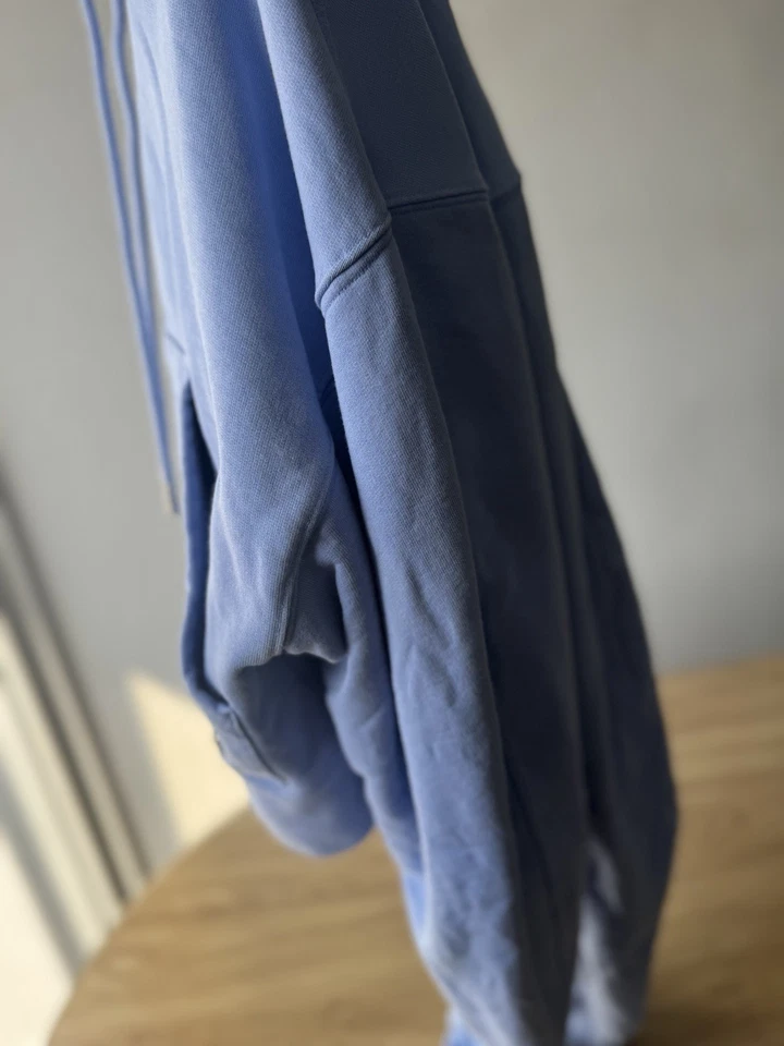 Sudadera con capucha azul Mugler x H&M talla S Foto 3 de 4