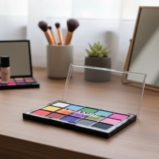 High Pigment Halloween Eye Shadow Palette - 15 Matte Colors for Cosplay Fun