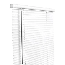 Living Accents 5005720 Vinyl 1 in. Mini-Blinds, 34 x 64 in. Alabaster Cordless
