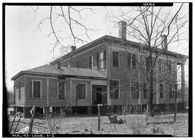 Haygood House,State Highway 97,Lowndesboro,Lowndes County,Alabama,AL,HABS,1