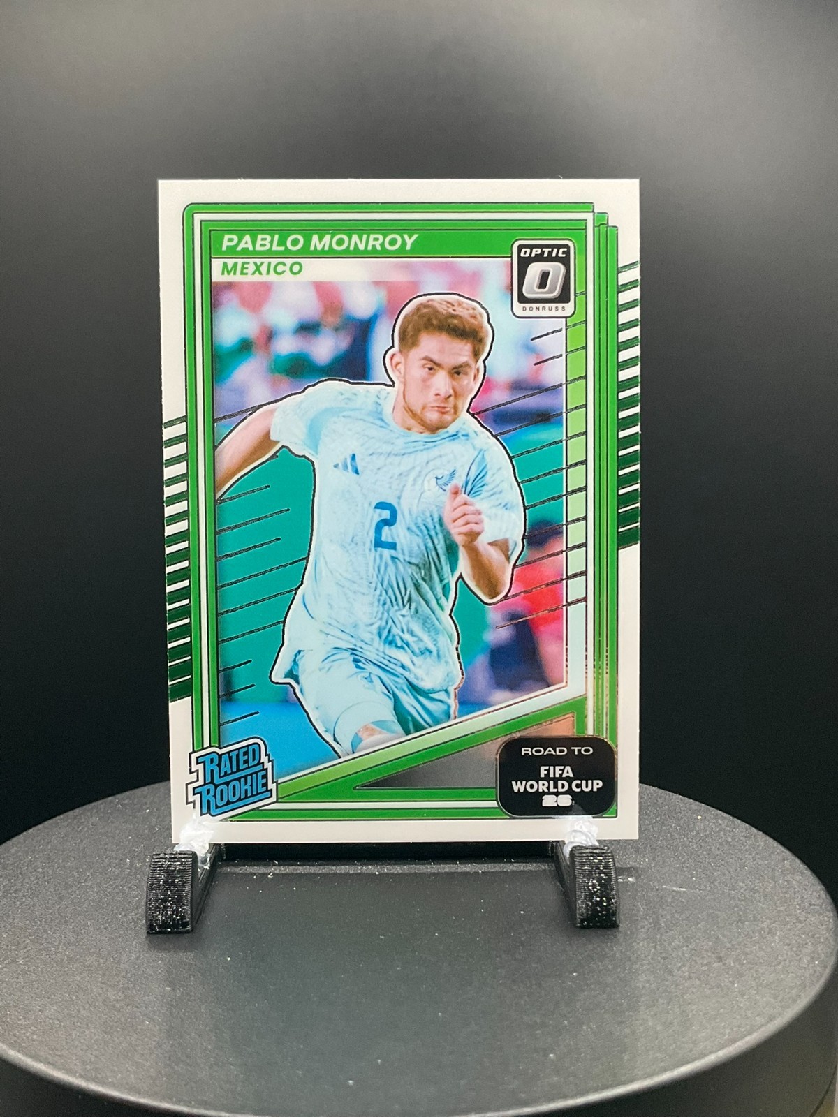 2025-26 Donruss FIFA World Cup OPTIC CHROME Rated Rookie #213 Pablo Monroy, Mexi