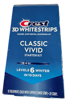 Crest 3D White Classic Vivid Whitestrips Expires: NOVEMBER 2027+