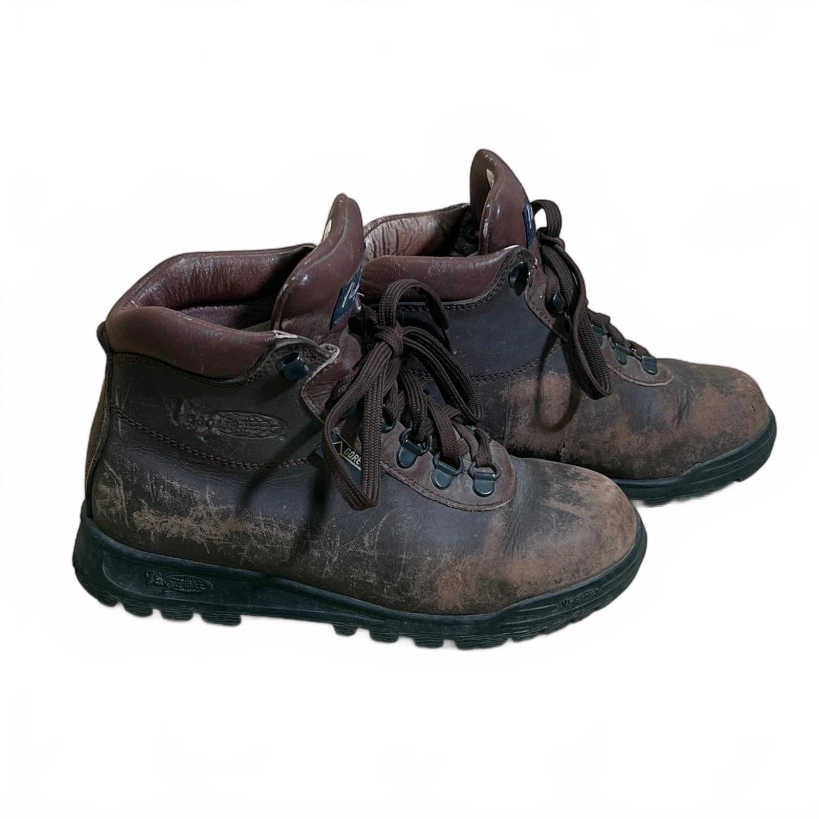 Vasque Sundowner GTX Brown Leather Backpacking Boots Womens Size 6 M EU 36