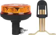 1Pcs Led Beacon Light Yellow Strobe Lights, T Shape Bracket for Trucks 12V 24V