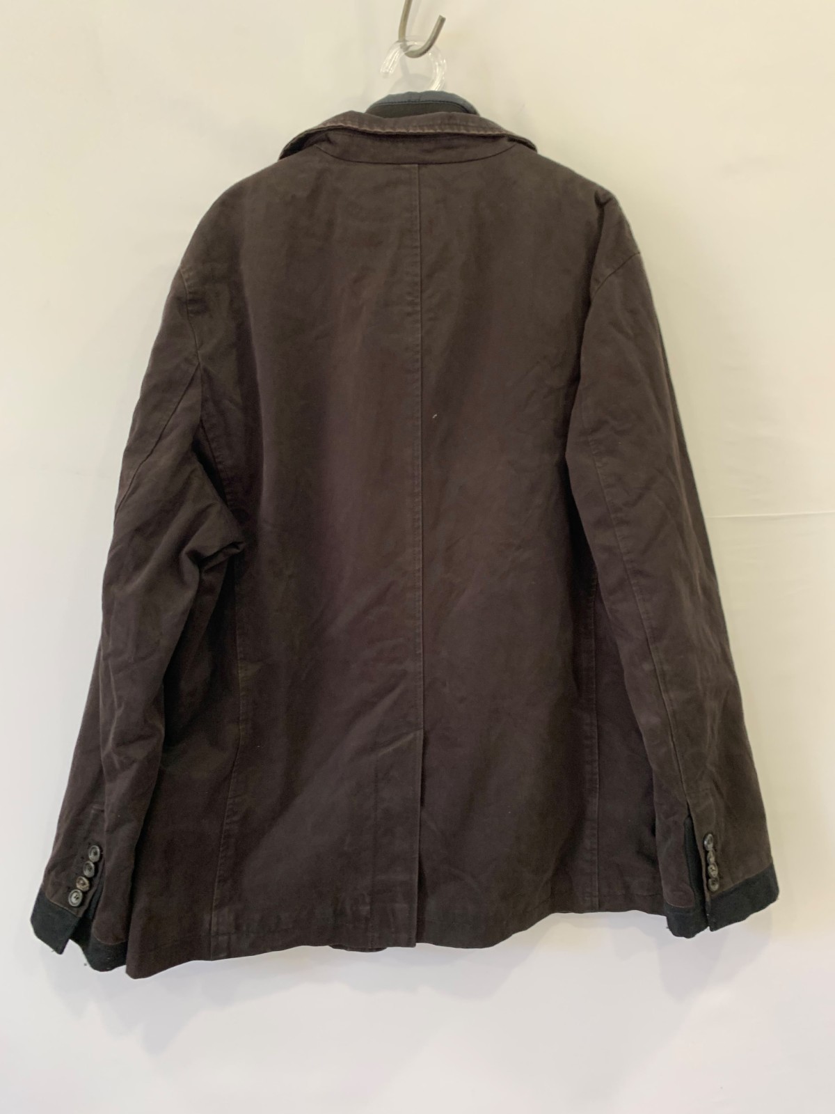 Dolce & Gabbana Men's Brown Field Jacket Coat Quilted Insert Made Italy 2XL #188 - second product detail image