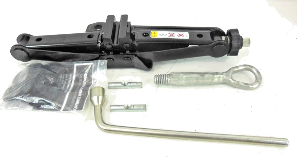 Mini Cooper Countryman 2012 12 kit de gato de neumático de repuesto con kit de herramientas OEM Foto 4 de 4