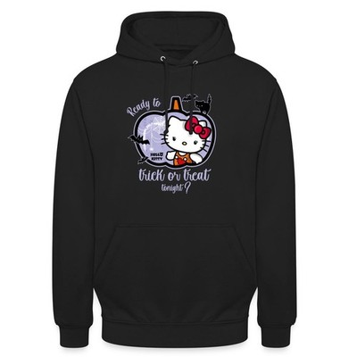 Hello Kitty Halloween Süß Oder Saurer Unisex Hoodie
