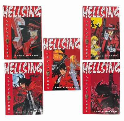 Hellsing Manga Volumes 1-5 Dark Horse Paperback 2nd Edition English Kohta Hirano