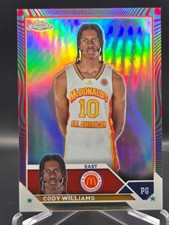 2023 Topps Chrome McDonald's All American #60 Cody Williams Lava Refractor #/175