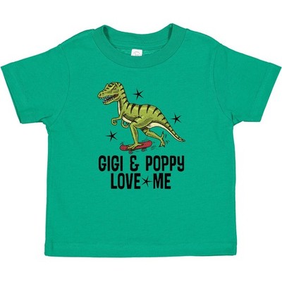 Inktastic Gigi And Poppy Love Me Dinosaur Baby T-Shirt Boy Childs Clothes Infant