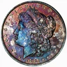 1883-O Morgan Dollar - Unc -Monster Toned Rare Blue Purple Toning! (Inv#215)