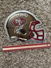 Anquan Boldin Signed 49ers Helmet Plaque With Joe Staley Autograph
