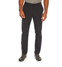 Banana Republic Men's Flat Front Pant 34X29 Black Straight B-0 