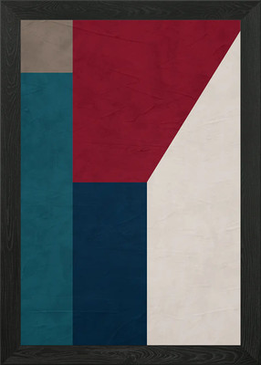 Abstrakte Farbblock Kunst Gerahmtes Wandbild Poster Leinwanddruck Bild