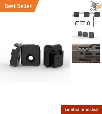 Weapon Light Pressure Switch Cable Clips M-LOK Compatible Aluminum Polymer