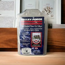 Valley Forge American Fan Flag 1.5' x 3' Polycotton Sentinel Made in USA (S2)