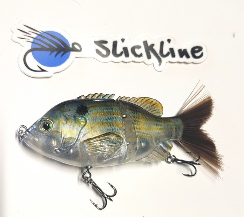 SLICKLINE 120 Jointed Sinking Sunfish Glide Bait Fishing Lure Bass Pike 11 Color - Picture 11 of 60