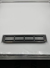Leviton 48-Port CAT5 T568B Category 5 Patch Panel Wired 19" Rackmount