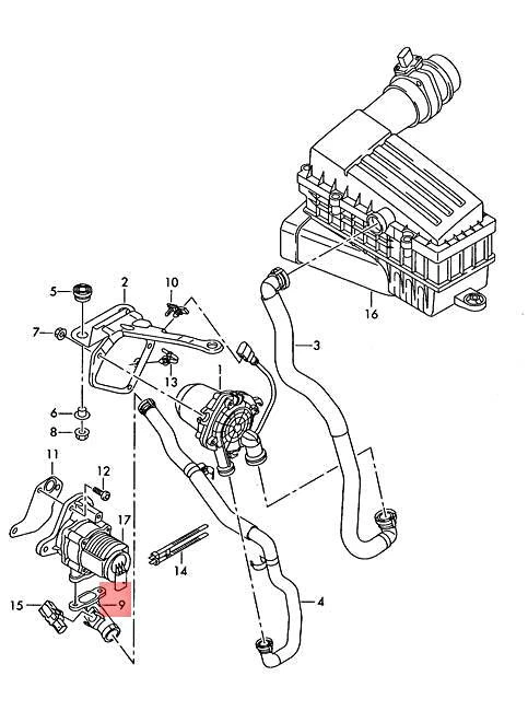 Genuine Adapter VW AUDI Beetle Cabrio CC Eos Golf R32 GTI Rabbit 