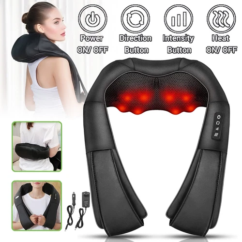 Nackenmassagegerät Shiatsu Massagegerät Mit Wärmefunktion Nacken Schultermassage - Bild 1 von 15