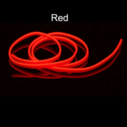 Flexible 1M 2M LED Neon Light Glow EL Wire Strip tube Rope Home Car Decor NEW - Picture 13 of 24