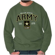 Official United States Army Military Logo Womens or Mens Crewneck Sweatshirt