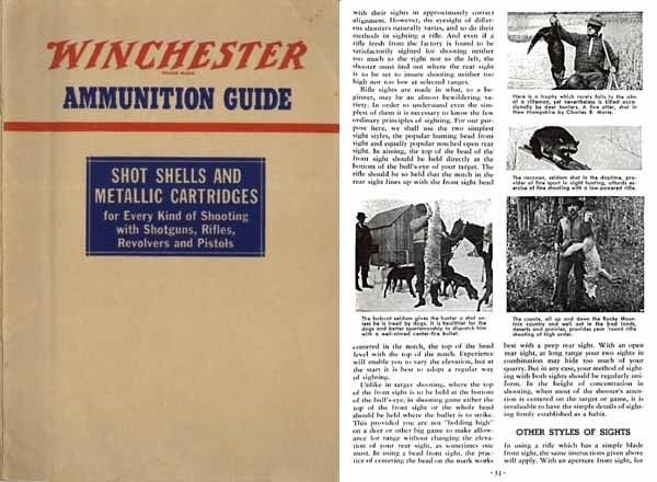 Winchester 1941 Ammo Catalog Rare Historical Firearms Guide  
