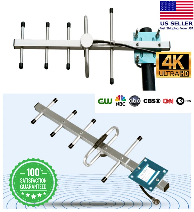 HDTV 1080P 4K Aussenbereich verstärkte Digitalantenne 360 Rotor HD TV UHF VHF 200 Meilen
