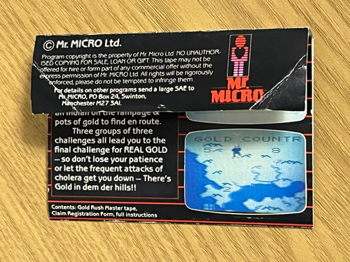 Commodore VIC 20 Mr Micro Goldrush Cassette - Working -👽👾Retro Gift Idea👾👽 - Photo 20/24
