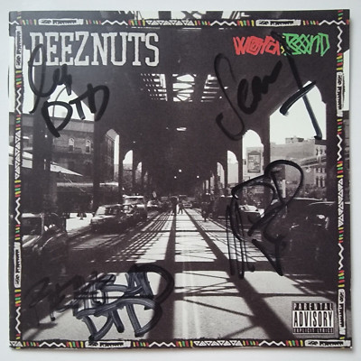 Deez Nuts - Word is Bond CD Booklet signed / autograph / signiert