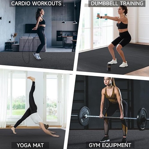 7MM Thick Yoga Mat Pad NBR Nonslip Exercise Fitness Pilate Gym Durable 8'x6' - Picture 6 of 7