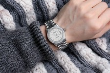 31 mm Rolex Datejust Silver Index Dial Diamond Bezel Stainless Steel Watch 9