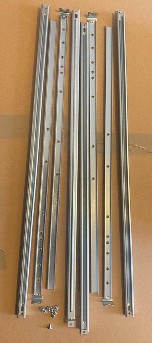 Set Staffe Telescopiche Letto 4x 124401 & 8x 117327 IKEA Hemnes - Foto 7