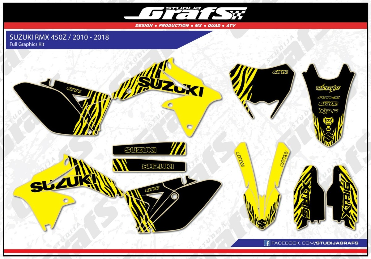 ex450枚まとめ売り RR Gレギュ以降 ti3 Suzuki Bike Graphics Kit - JGR Monster Energy Cup Kit – Armored