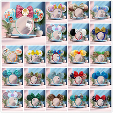 200 Disneyland Disney Parks Sequins Magical Bow Minnie Mouse Ears Headband