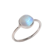 Moonstone Gemstone 925 Sterling Silver Statement Ring Creative Jewellery For Her