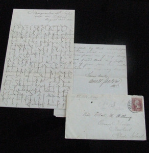 CIVIL WAR YORKTOWN VIRGINIA 6TH PENNSYLVANIA CAVALRY LETTER
